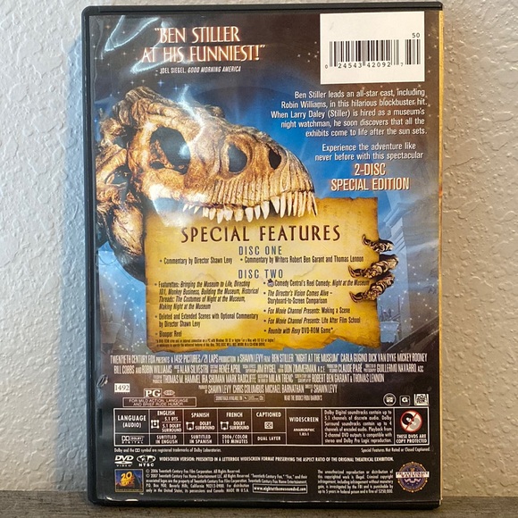 Night At The Museum (2-Disc Special Edition) PG/ DVD - Picture 2 of 5